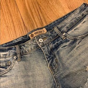 Just USA Shorts - Distressed Denim Short Just USA Shorts - Distressed Denim Short